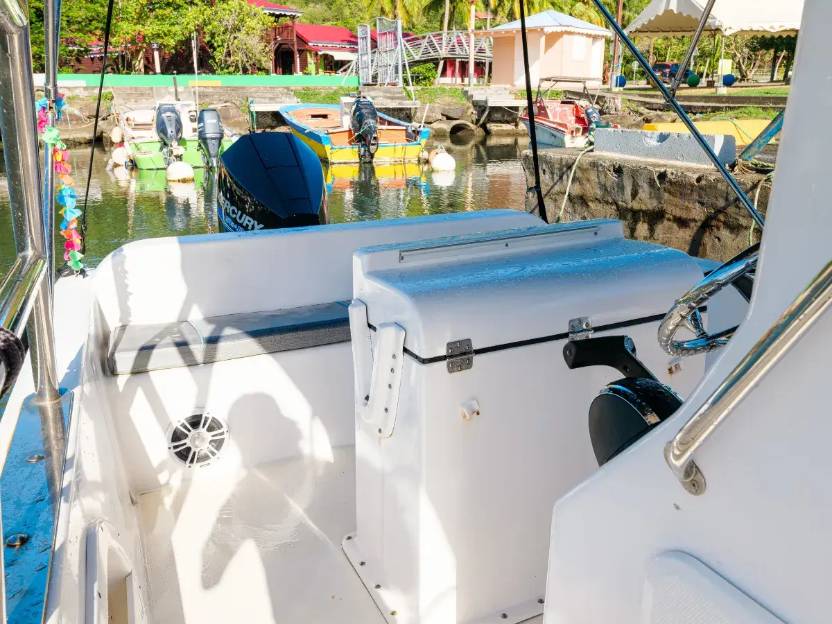 Deck and storage on board